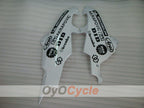 Kit de carénage injecté pour GSX R600 08-10 - Blanc, Noir - Jordan #OYO87905390