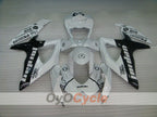 Kit de carénage à injection pour GSX R750 08-10 - Blanc, Noir - Jordan #OYO87905433