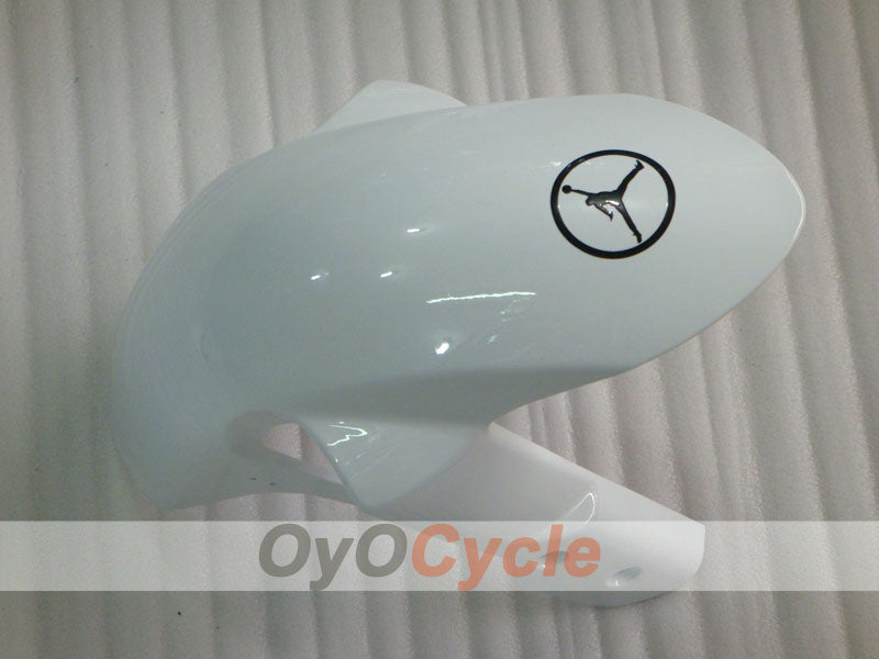 Kit de carénage à injection pour GSX R750 08-10 - Blanc, Noir - Jordan #OYO87905433