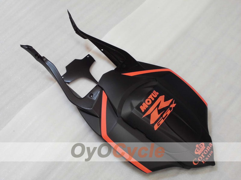Kit de carénage injecté pour GSX R600 08-10 - Orange, Noir, Mat - Corona #OYO87905391