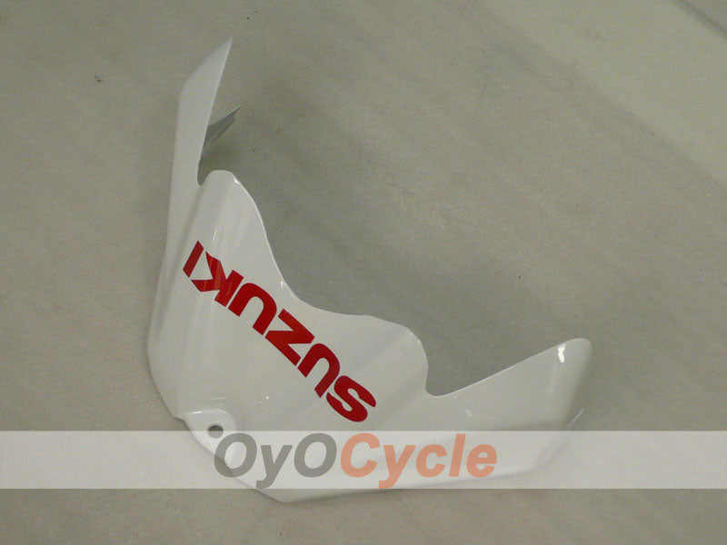 Kit de carénage à injection pour GSX R750 08-10 - Couleur rouge vin, Blanc - Style d'usine #OYO87905437