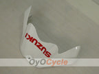 Kit de carénage à injection pour GSX R750 08-10 - Couleur rouge vin, Blanc - Style d'usine #OYO87905437