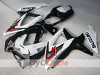 Kit de carénage injecté pour GSX R600 08-10 - Blanc, Noir - Style d'origine #OYO87905394