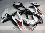 Kit de carénage à injection pour GSX R750 08-10 - Blanc, Noir - Style d'usine #OYO87905438