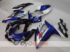Kit de carénage injecté pour GSX R600 08-10 - Bleu, Blanc, Noir - Style d'origine #OYO87905396