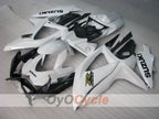 Kit de carénage injecté pour GSX R600 08-10 - Blanc, Noir - Style d'origine #OYO87905397