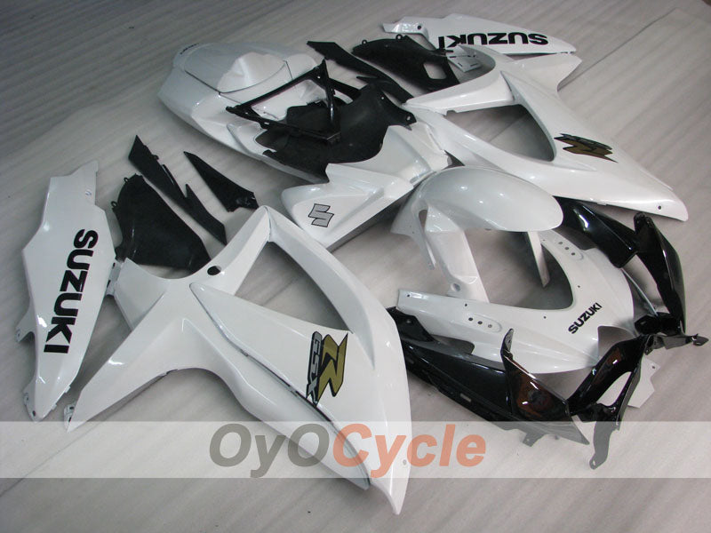 Kit de carénage à injection pour GSX R750 08-10 - Blanc, Noir - Style d'origine #OYO87905441 Image secondaire du produit