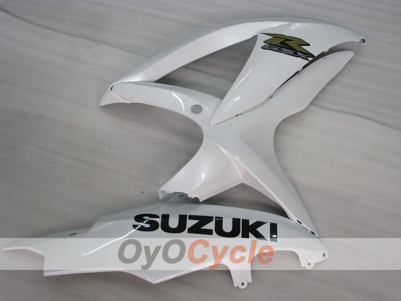 Kit de carénage à injection pour GSX R750 08-10 - Blanc, Noir - Style d'origine #OYO87905441