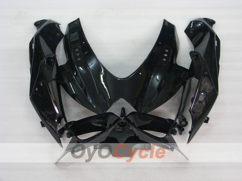 Kit de carénage injecté pour GSX R600 08-10 - Noir - Style d'origine #OYO87905398