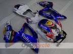 Kit de carénage à injection pour GSX R750 08-10 - Bleu, Blanc - Voltcom #OYO87905443