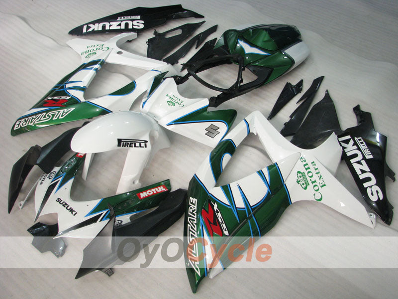Kit de carénage injecté pour GSX R600 08-10 - Vert, Blanc - Corona #OYO87905401 Image secondaire du produit