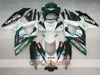 Kit de carénage à injection pour GSX R750 08-10 - Vert, Blanc - Corona #OYO87905445