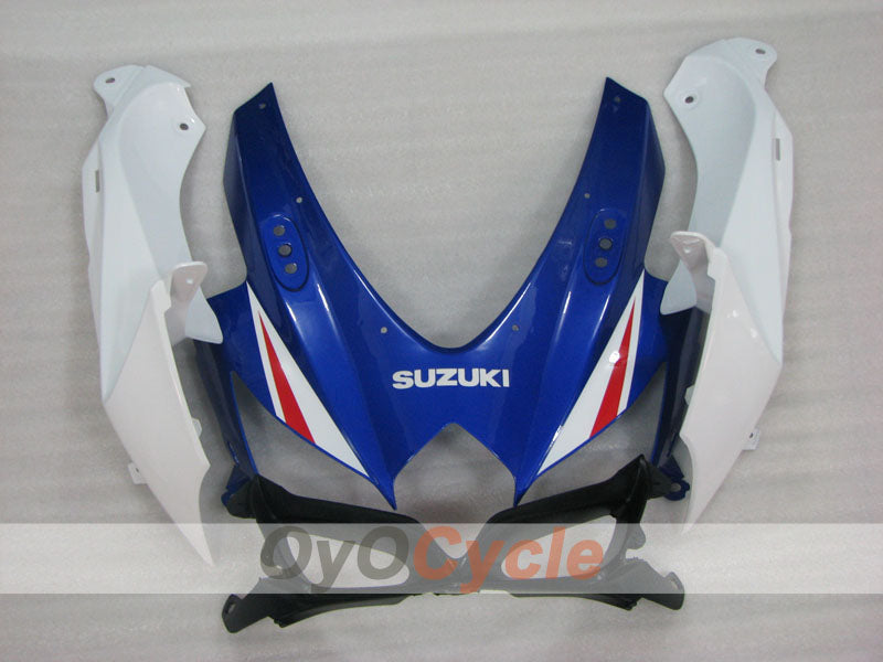 Kit de carénage à injection pour GSX R750 08-10 - Bleu, Blanc, Noir - Style d'origine #OYO87905447