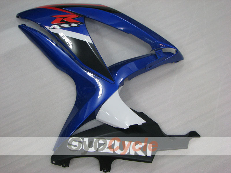 Kit de carénage à injection pour GSX R750 08-10 - Bleu, Blanc, Noir - Style d'origine #OYO87905447