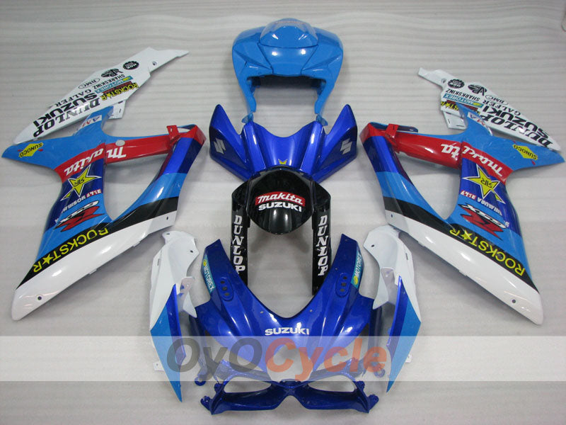 Kit de carénage à injection pour GSX R600 08-10 - Bleu - Rockstar #OYO87905405 Image secondaire du produit