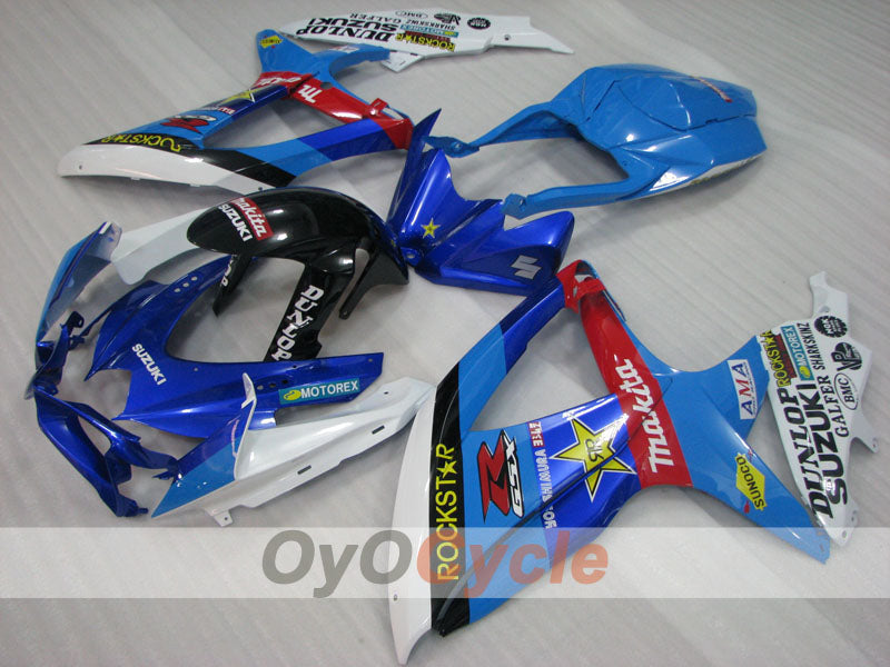 Kit de carénage à injection pour GSX R600 08-10 - Bleu - Rockstar #OYO87905405