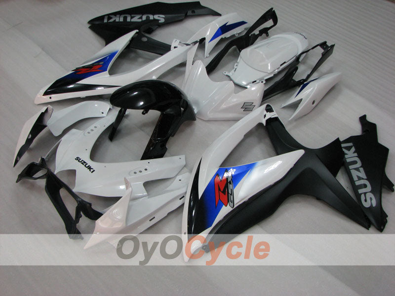 Kit de carénage à injection pour GSX R750 08-10 - Blanc, Noir - Style d'origine #OYO87905450 Image secondaire du produit