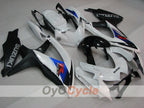 Kit de carénage à injection pour GSX R750 08-10 - Blanc, Noir - Style d'origine #OYO87905450