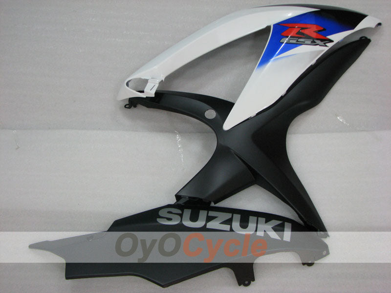 Kit de carénage à injection pour GSX R600 08-10 - Blanc, noir - Style d’origine #OYO87905406