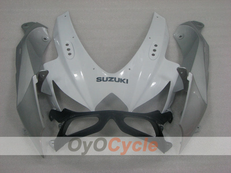 Kit de carénage à injection pour GSX R750 08-10 - Blanc, Gris - Style d'origine #OYO87905451