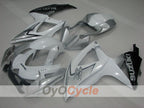 Kit de carénage à injection pour GSX R600 08-10 - Blanc, gris - Style d’origine #OYO87905407