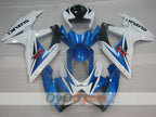 Kit de carénages à injection pour GSX R750 08-10 - Bleu, Blanc - Style d'origine #OYO87905453