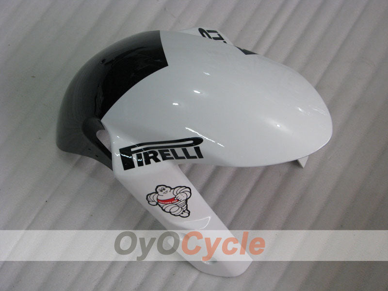 Kit de carénages à injection pour GSX R750 08-10 - Blanc, Noir - Corona #OYO87905455