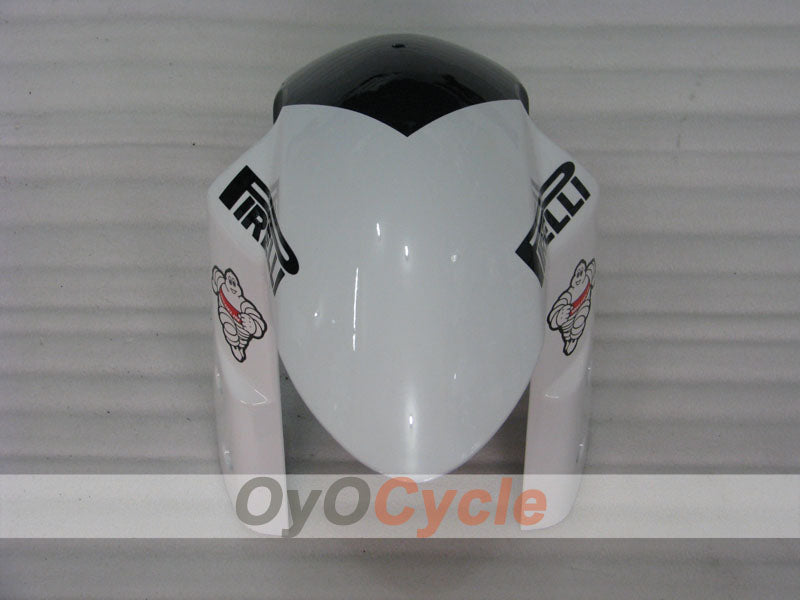 Kit de carénage à injection pour GSX R600 08-10 - Blanc, noir - Corona #OYO87905411
