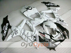 Kit de carénages à injection pour GSX R750 08-10 - Blanc, Noir - Corona #OYO87905456