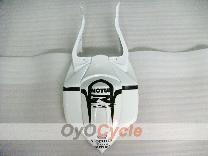 Kit de carénage à injection pour GSX R600 08-10 - Blanc, noir - Corona #OYO87905412