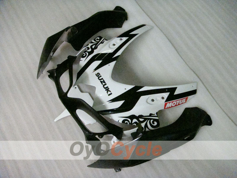 Kit de carénages à injection pour GSX R750 08-10 - Blanc, Noir - Corona #OYO87905456