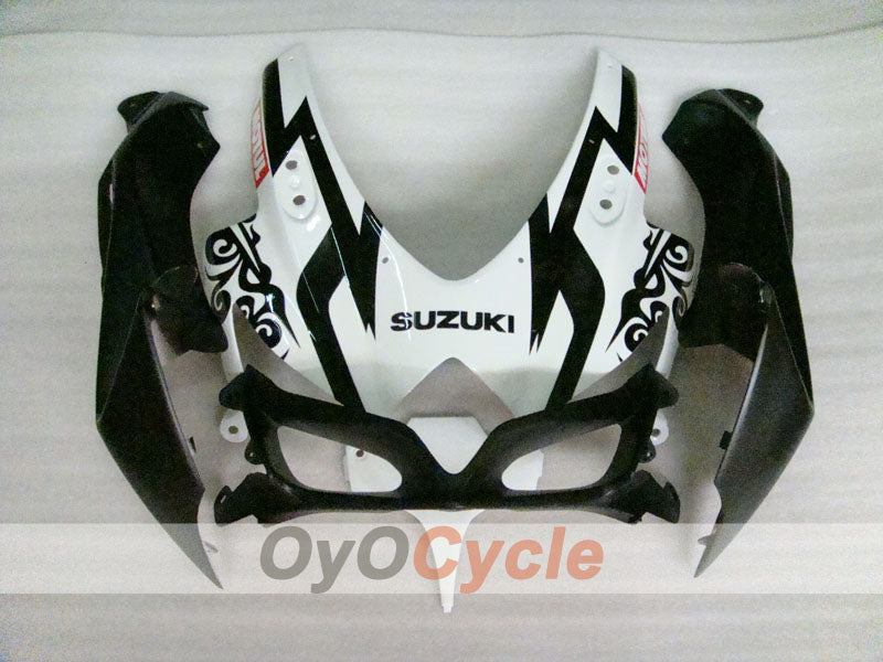 Kit de carénage à injection pour GSX R600 08-10 - Blanc, noir - Corona #OYO87905412