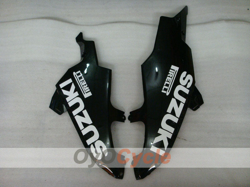 Kit de carénage à injection pour GSX R600 08-10 - Blanc, noir - Corona #OYO87905413
