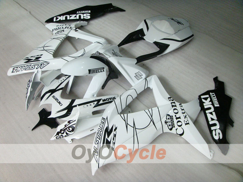 Kit de carénage à injection pour GSX R600 08-10 - Blanc, noir - Corona #OYO87905413 Image secondaire du produit