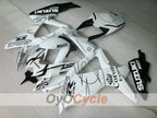 Kit de carénages à injection pour GSX R750 08-10 - Blanc, Noir - Corona #OYO87905457