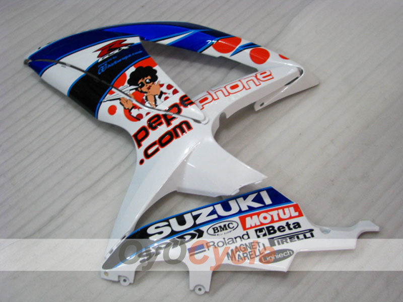 Kit de carénage à injection pour GSX R600 08-10 - Bleu, blanc - Dark Dog #OYO87905414