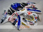 Kit de carénages à injection pour GSX R750 08-10 - Bleu, Blanc - Dark Dog #OYO87905458