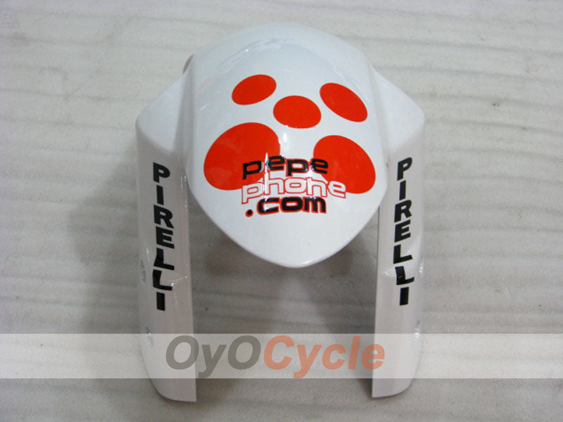 Kit de carénages à injection pour GSX R750 08-10 - Bleu, Blanc - Dark Dog #OYO87905458