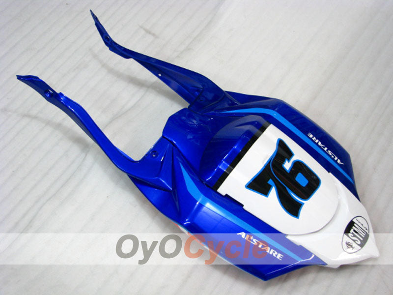 Kit de carénages à injection pour GSX R750 08-10 - Bleu, Blanc - Dark Dog #OYO87905458