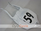 Kit de carénages à injection pour GSX R750 08-10 - Bleu, Blanc - Jordan #OYO87905459