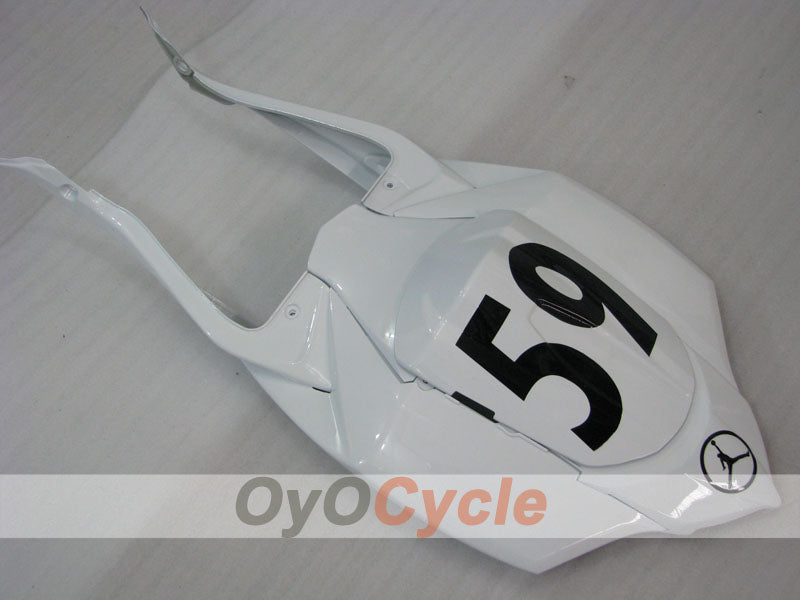 Kit de carénages à injection pour GSX R750 08-10 - Bleu, Blanc - Jordan #OYO87905459