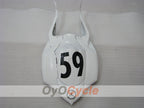 Kit de carénages à injection pour GSX R750 08-10 - Bleu, Blanc - Jordan #OYO87905459