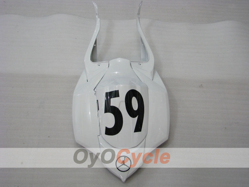 Kit de carénages à injection pour GSX R750 08-10 - Bleu, Blanc - Jordan #OYO87905459
