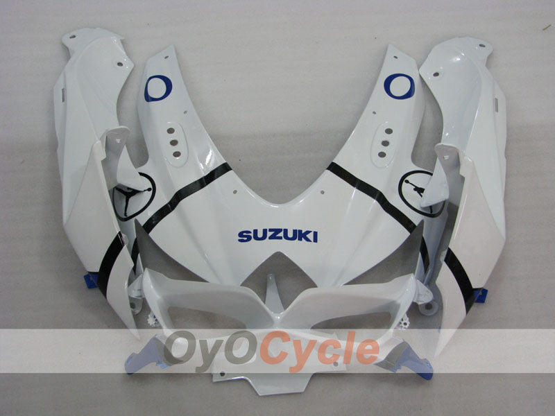 Kit de carénages à injection pour GSX R750 08-10 - Bleu, Blanc - Jordan #OYO87905459