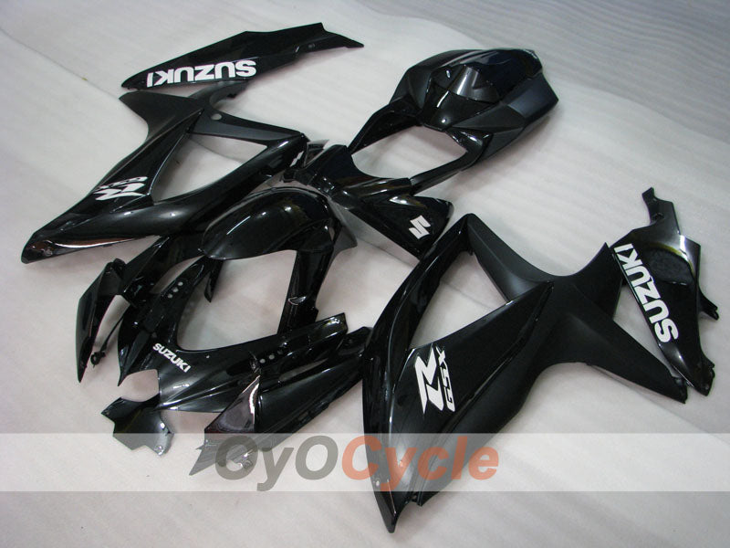 Kit de carénage à injection pour GSX R600 08-10 - Noir, mat - Style d'origine #OYO87905416