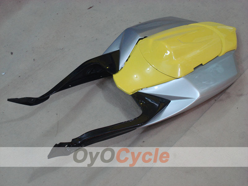 Kit de carénages à injection pour GSX R750 08-10 - Jaune, Argent - Style d'origine #OYO87905461