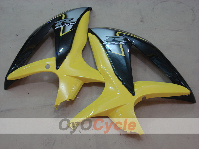 Kit de carénages à injection pour GSX R750 08-10 - Jaune, Argent - Style d'origine #OYO87905461