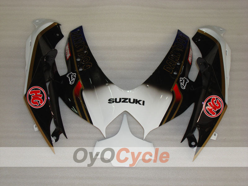 Kit de carénages à injection pour GSX R750 08-10 - Blanc, Noir - Rizla+ #OYO87905462