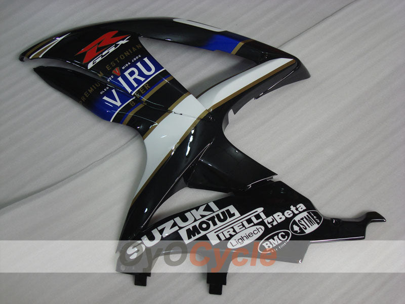 Kit de carénages à injection pour GSX R750 08-10 - Blanc, Noir - Rizla+ #OYO87905462