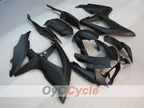 Kit de carénages à injection pour GSX R600 08-10 - Noir, Mat - Sans autocollant / décalque, style d'origine #OYO87905463